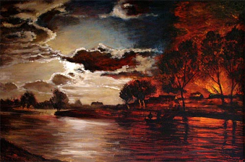 Das Feuer, Louis Douzette